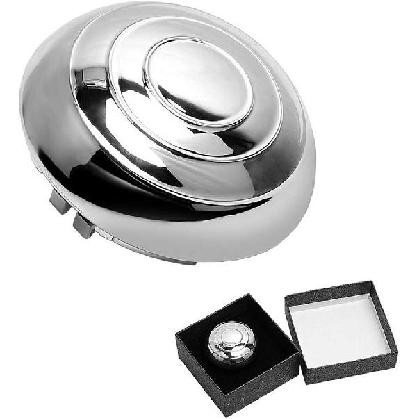 

BASIKER F150 Shifter Knob Chrome Cap for 2004 2005 2006 Ford F-150 Patent Pending with Strong Clips Triple Chrome Plated Easy Installation Better Chromed Stripe