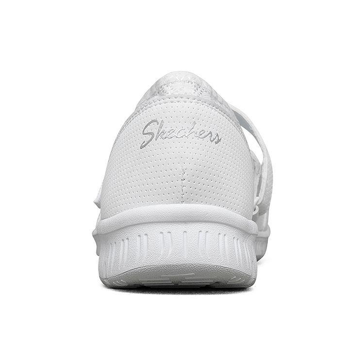 Skechers Be-Cool Tkanina Moda Wygodne Codzienne Buty Damskie Buty Codzienne Białe 100354-WHT