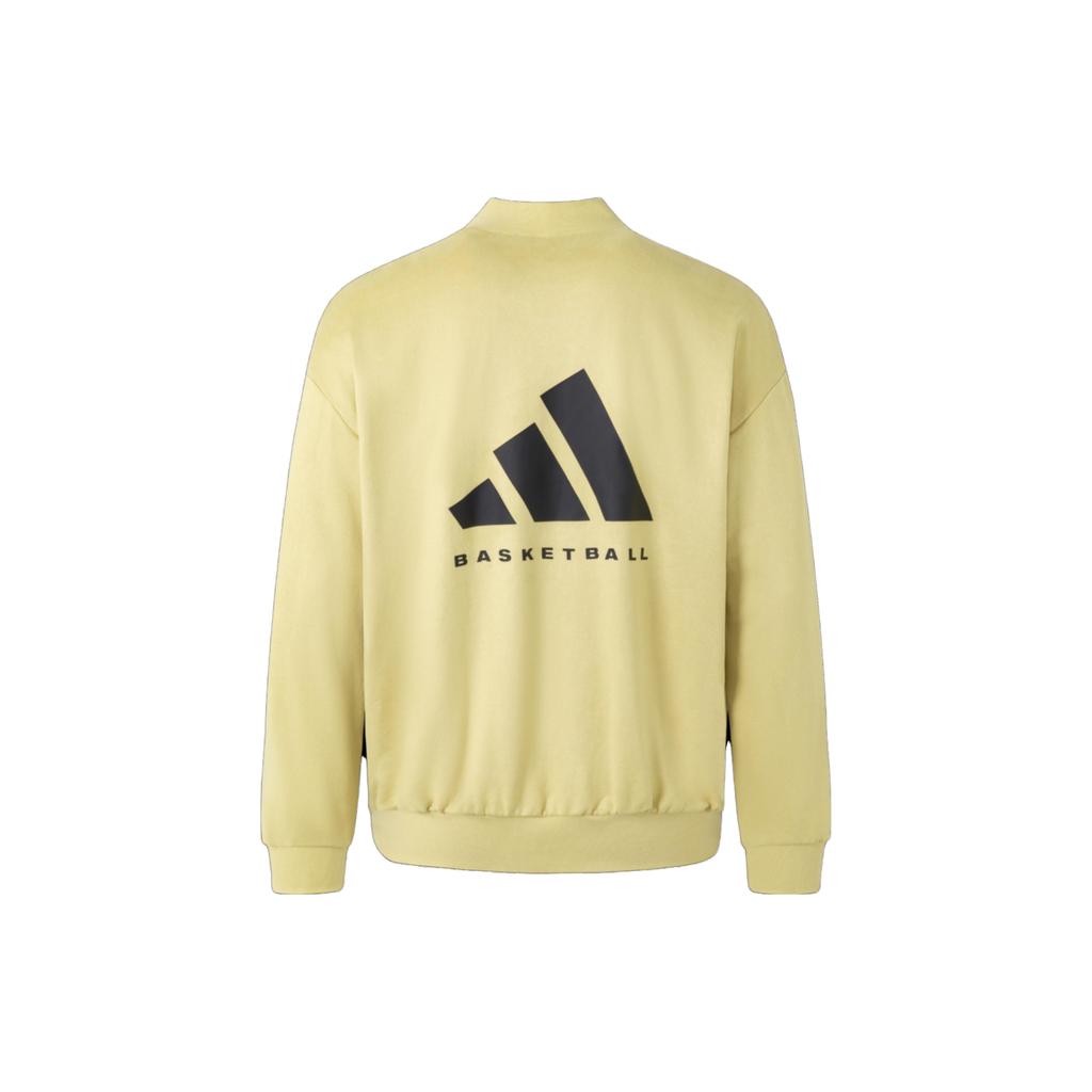 adidas La Collezione 2024 Capitolo 01 Felpa Girocollo con Stampa Logo Monocolore Felpa Unisex Oro IN7697