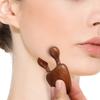 1pc Sandalwood Facial Acupressure Massager - Nose Wing & Full Face Eye/Temple Relaxation, Portable Ergonomic Skincare Device