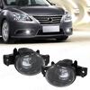 2 Stücke Auto Nebelscheinwerfer Frontstoßstange Tagfahrlicht DRL Für Nissan X-Trail Altima Sylphy Almera QASHQAI März Pathfinder 12 V