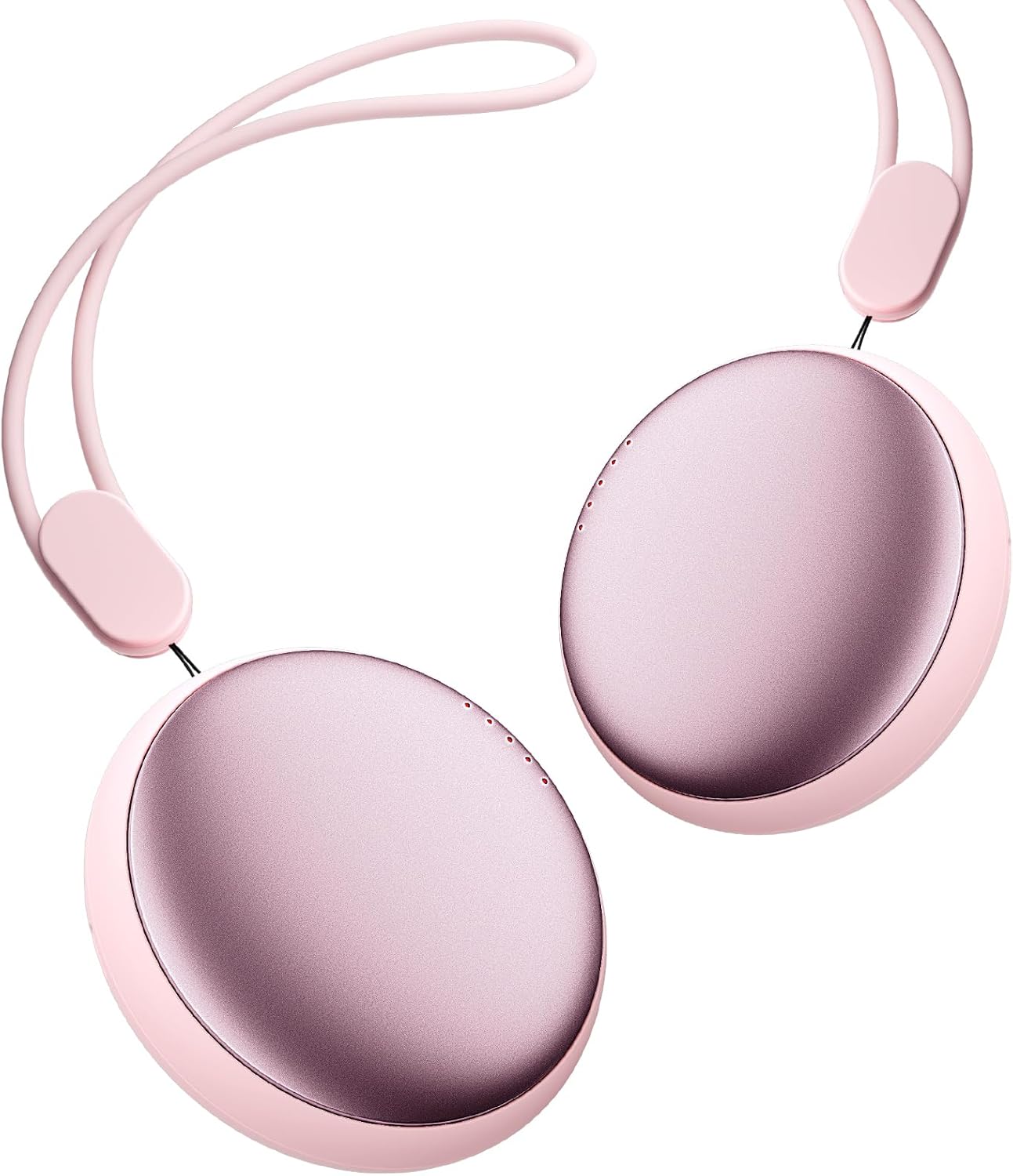 

Rechargeable Hand Warmers 2-Pack, 20Hr Heat, 0.5S Start, Ultra Thin, 5 Heat Levels, Fits in Gloves, for Hunting Camping Hiking рожевий