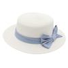 Straw Hat Female Sun Hat Bow Straw Hat French Mom Hat Beach Hat Seaside Ins Wind