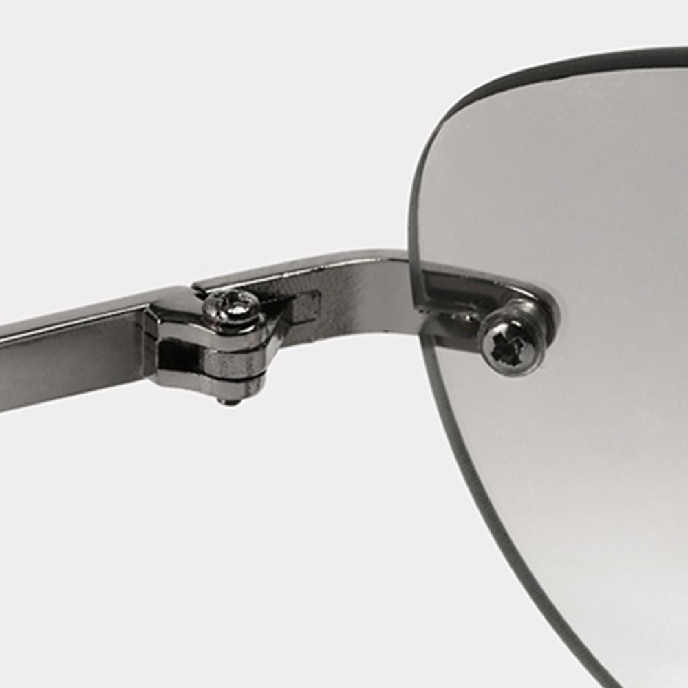 2022 Fashion Shades Rimless Wrap Around Sun Glasses Y2K Sunglasses 2000'S Punk Sunglasses