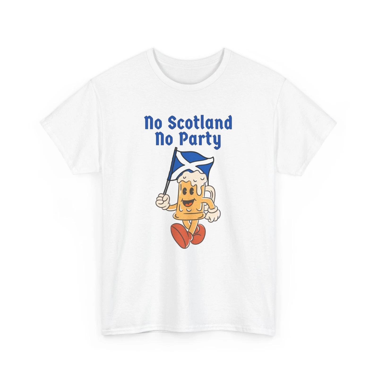 

No Scotland, No Party T-Shirt • Euro 2024. Vintage . Tartan Army 4XL