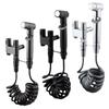 Handheld Bidet Sprayer Set With Dual Outlet Angle Valve, Adjustable Pressure Toilet Shower Kit For Baby Diaper & Pet Cleaning