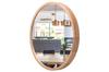 LEJA Miroir mural rond en bois pour salle de bain 475 CHÊNE pour le couloir ou le salon STYLÉ