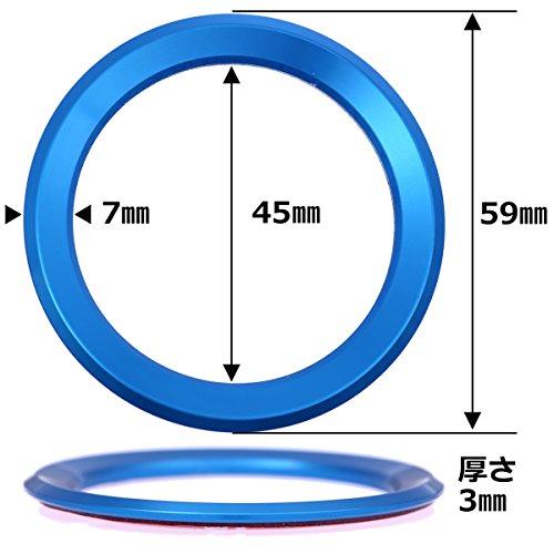 Negesu Compatible BMW Steering Wheel Logo Ring Cover