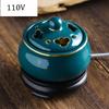 FY Elektrische Wierookbranders 110V/220V Plug-in Sandelhout OUD Wierookvat , Getimed Temperatuur Keramische Essentiële Olielamp