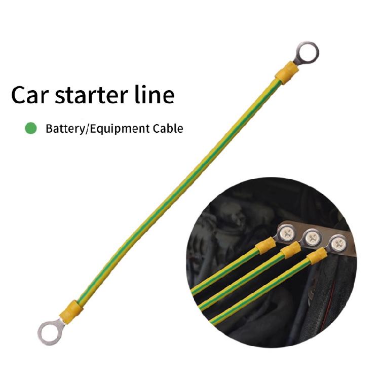 BVR Yellow Green Solar Photovoltaic Grounding Wire Terminals Hole Size 9mm