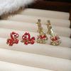 Fashion Jewelry Chinese Style Pony Earrings Rhinestone Drop Earrings  Wedding