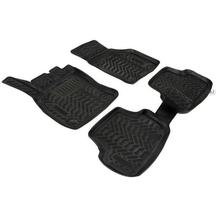 Tapis De Sol En Caoutchouc - J&J AUTOMOTIVE - Volkswagen Golf 7 - 3D - Antidérapant - Sur Mesure