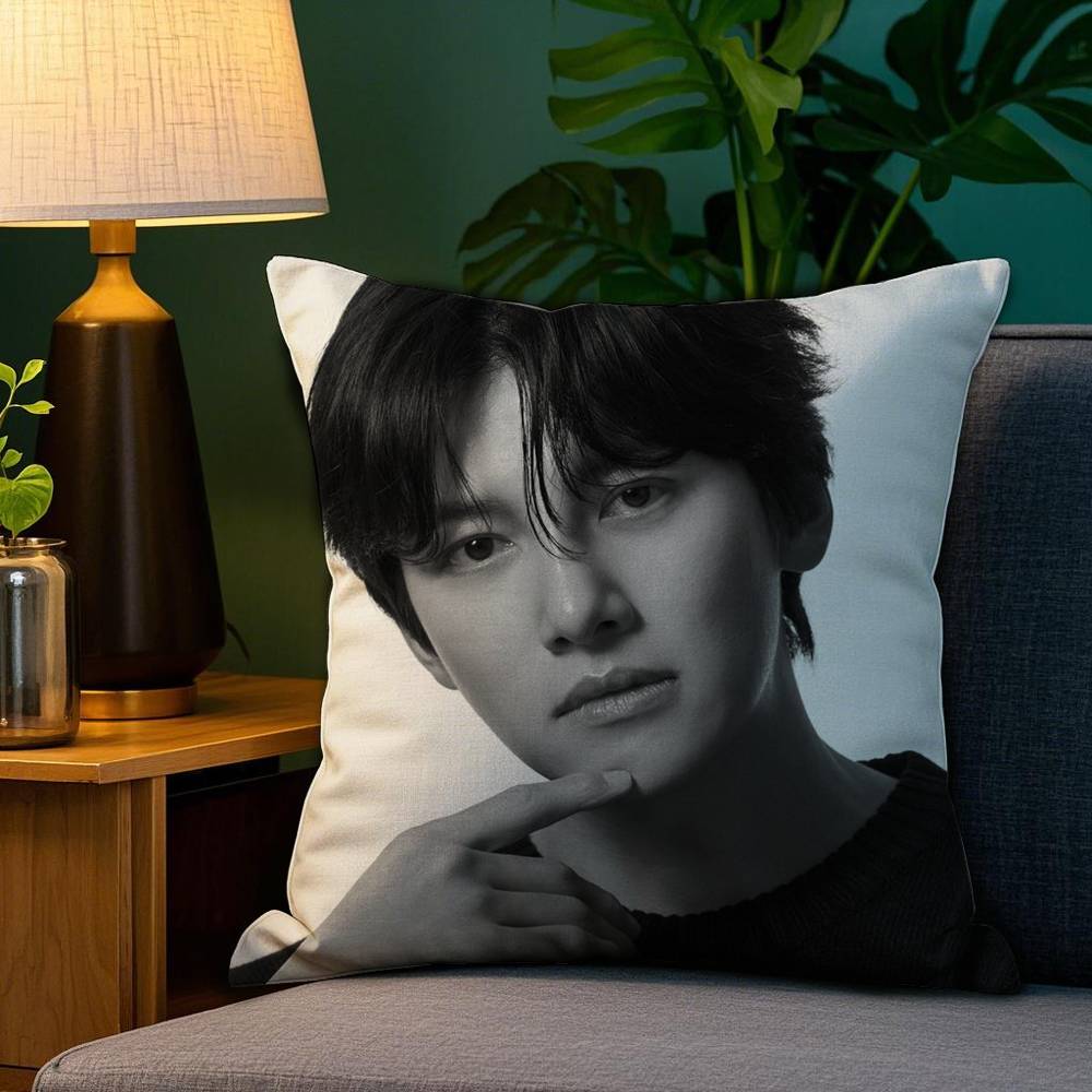 Federa Cuscino J-Ji C-Chang Wook Divano Soggiorno Camera da Letto Stampa Double-sided Cuscino Quadrato Copricuscino per il Riposo