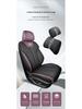 Oddychające, zakrywające całe siedzenie pokrowce na foteliki samochodowe do BYD Qin L, odpowiednie na wszystkie pory roku. Poduszka Qin L D-MI.
