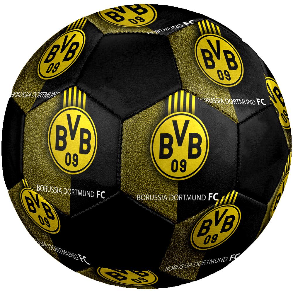 SIZE 5 Borussia Dortmund Soccer Ball Colorful All Ages Machine Stitched PVC Competition Ready Durable High-Bounce