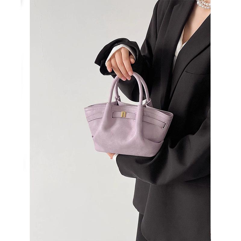 

Design Spring Flowers Blossom Tote Dumpling Bag Women s 2025 New Portable One Shoulder Crossbody Soft Leather Small лавандовий