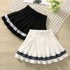 Women Pleated Skirt Korean High Waist Skirt Spring Summer School Skirt
