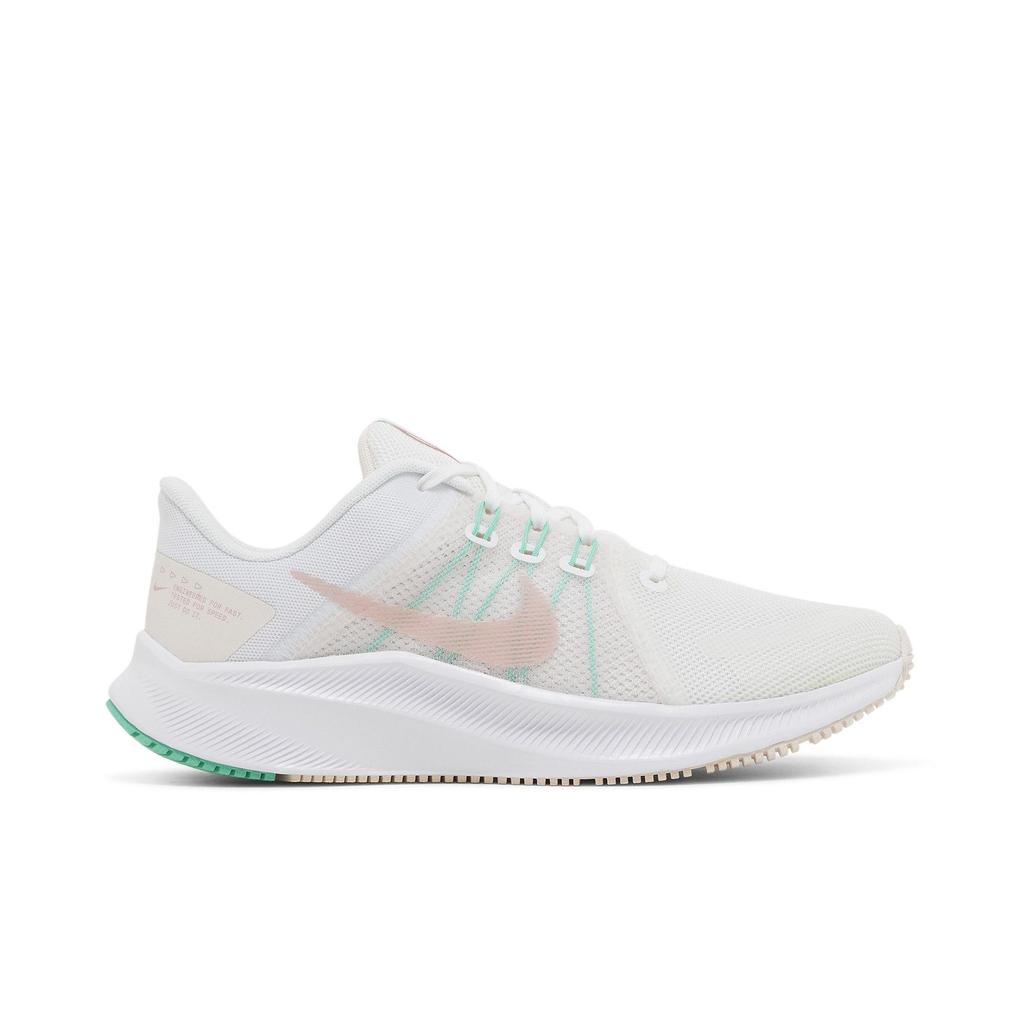 Nike Womens Quest 4 'White Pink' (women's sizes) White / Menta / Light Soft Pink / Pink Glaze Running Shoes DA1106 105