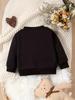 Bright Colored Printed Pattern, Comfortable and Skin Friendly for Baby Girls, Versatile Round Neck Hoodie for Daily Use In Spring and Summer