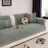 All-Season Anti-Slip Sofa Cushion Simple Leather Sofa Cover Cloth Towel Home Decorative Modern Luxury Living Room Couch Slipcover
