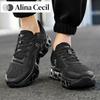 Men Shoes Casual Sneakers High Top Air Basketball Tennis Lace-Up Male Student Teens Light Breathable Running Lovers Travel