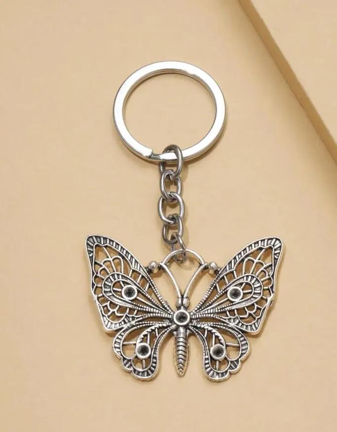 

Брелок-метелик DIY Ручна робота Шарм для сумки One Size срібний