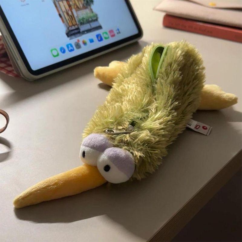 

Милый пенал Мультяшная птица киви Сумка для хранения канцелярских товаров Креативный пенал Большая вместимость Пенал на молнии Подарки