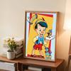 DIY Diamond Painting Pinocchio and The Dwarfs Cross Stitch Kit Mosaic Art Diamond Painting Full Circle Diamond Home Decoration