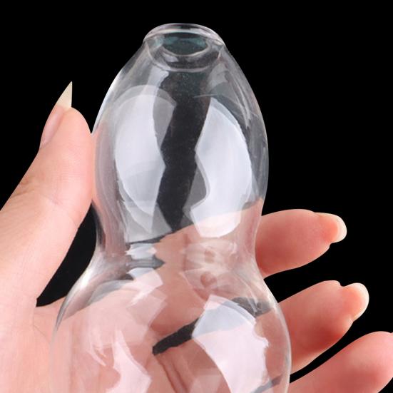 Effective Prostate Toy Smooth Fast Adaptation Rounded Tip Transparent Butt Plug Sex Toy for Bedroom