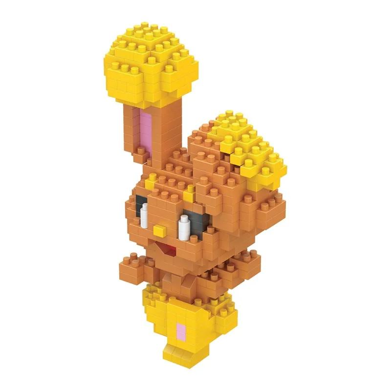 Pokemon Micro Building Blocks Marowak Jigglypuff Gengar Mudkip Piplup Raichu Gyarados Pikachu Mini Brick Figures Toy  For Kids