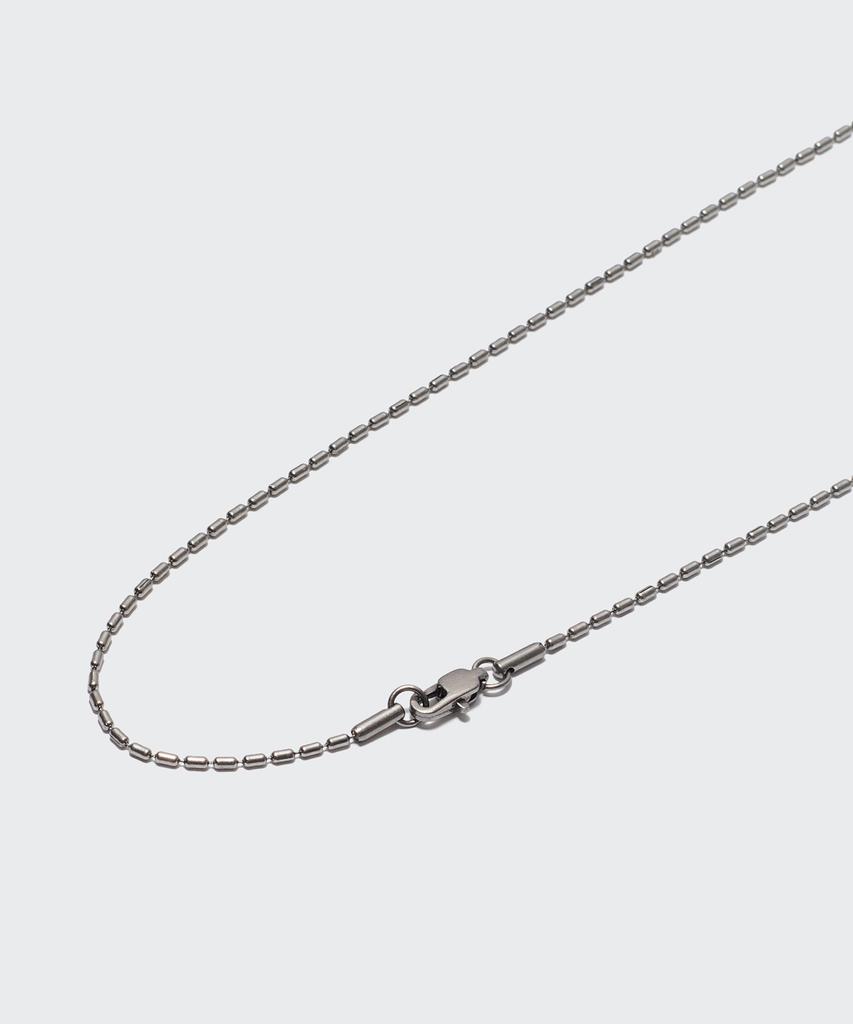 Musinsa Standard Cylinder Chain Necklace [Silver]
