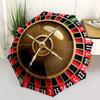 Roulette Rad Casino Spiel ZubehörRegenschirm mit Niedlichem Design,Tragbarer 3-Fach Kompakter Regenschirm für Männer & Frauen,Valentinstag Muttertag Ha