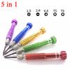 5 In 1 Mobile Phone Repair Tools Kit Tool Screwdriver Set for iPhone Mi Open Tool Disassemble Magnetic Torx Cross Pentalobe Head