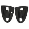 4ks Carbon Fiber Style Carbon Fiber Style Car Exteriér Dveřní Rukojeť Kryt misky Výměna obložení pro Smart Fortwo W451