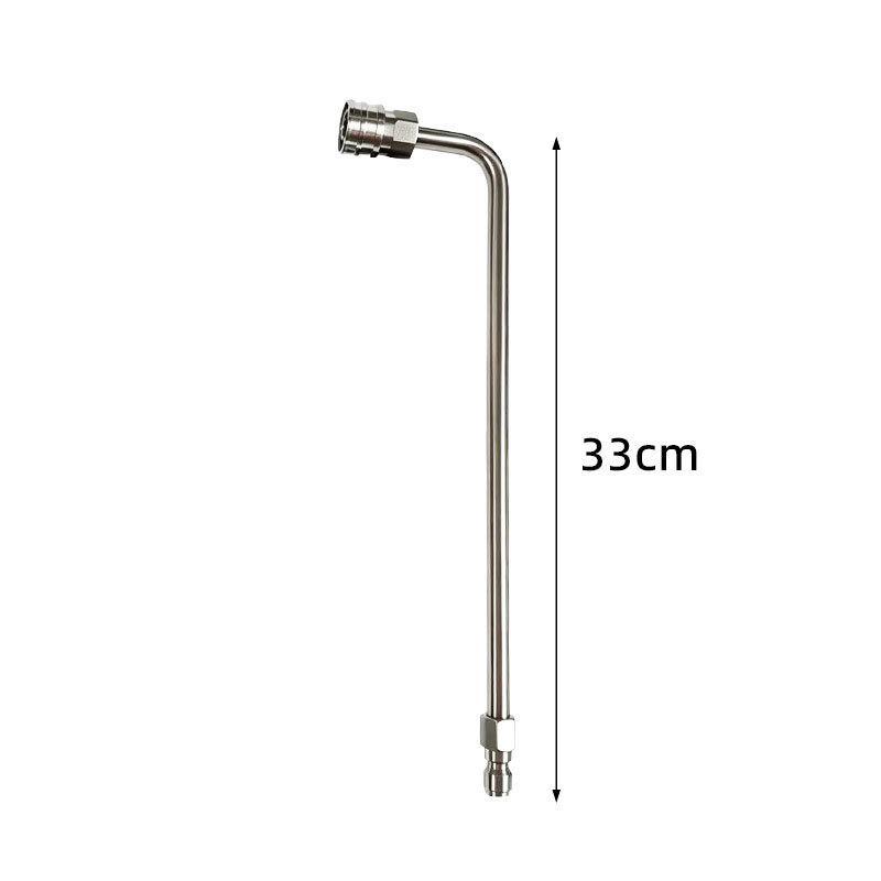 Stainless Steel Pressure Washer Curved Wand Set Durable Quick Connect For Car Washing Outdoor Cleaning