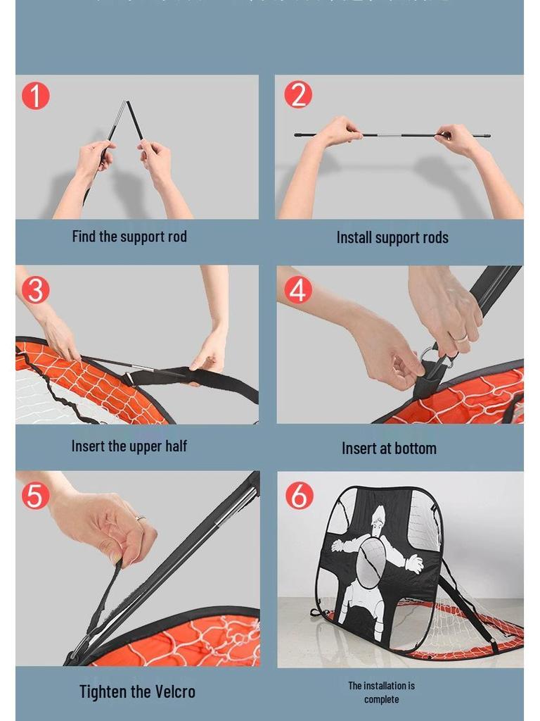 Portable Foldable 2-in-1 Soccer & Tennis Goal for Kids - Multifunctional Training Toy