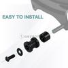 Detachables 4 Point Docking Hardware Kit Motorcycle Sissy Bar Backrest Luggage Rack For Harley Touring Electra Glide Road King