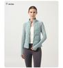 Leichte nahtlose Damen-Laufjacke aus weißer Gänsedaune