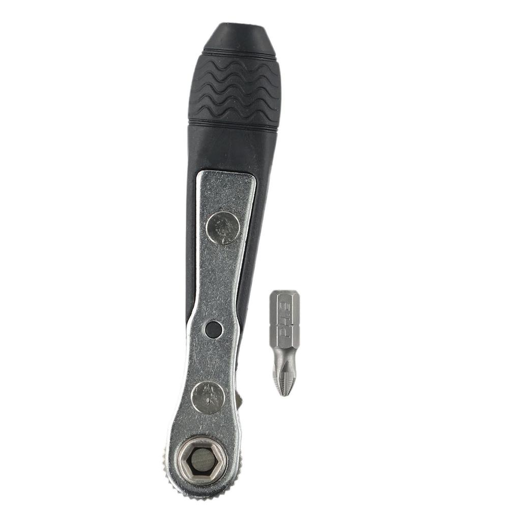 Adjustable Wrench For Bucking-up Screws Non-slip Handle Single Head