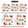2pcs 2D Flat Printing Party Curtains Welcome Watermelon Summer Party 100% Polyester Fabric Without Electricity Holiday