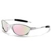 Men And Women Trendy Cycling Sunglasses Metal Shades With UV Protection for Outdoor Sports, Running, Hiking, Driving Travel