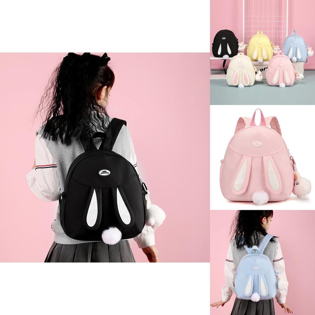 Lovely And Versatile Nylon Bunny Backpack For Preschoolers Lightweight And Easy To Carry