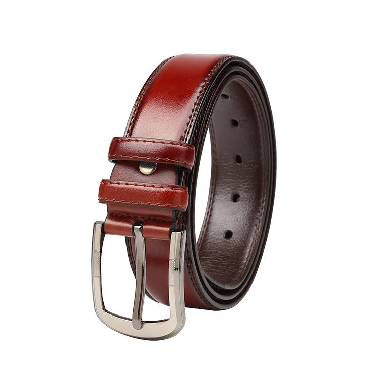 Belt Men S And Women S Creative Pin Button Head Belt Student Decorative Casual Pants Belt 120cm коричневый