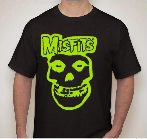 MISFITS skull Thrash hardcore Punk rock band T shirt tee music XXL