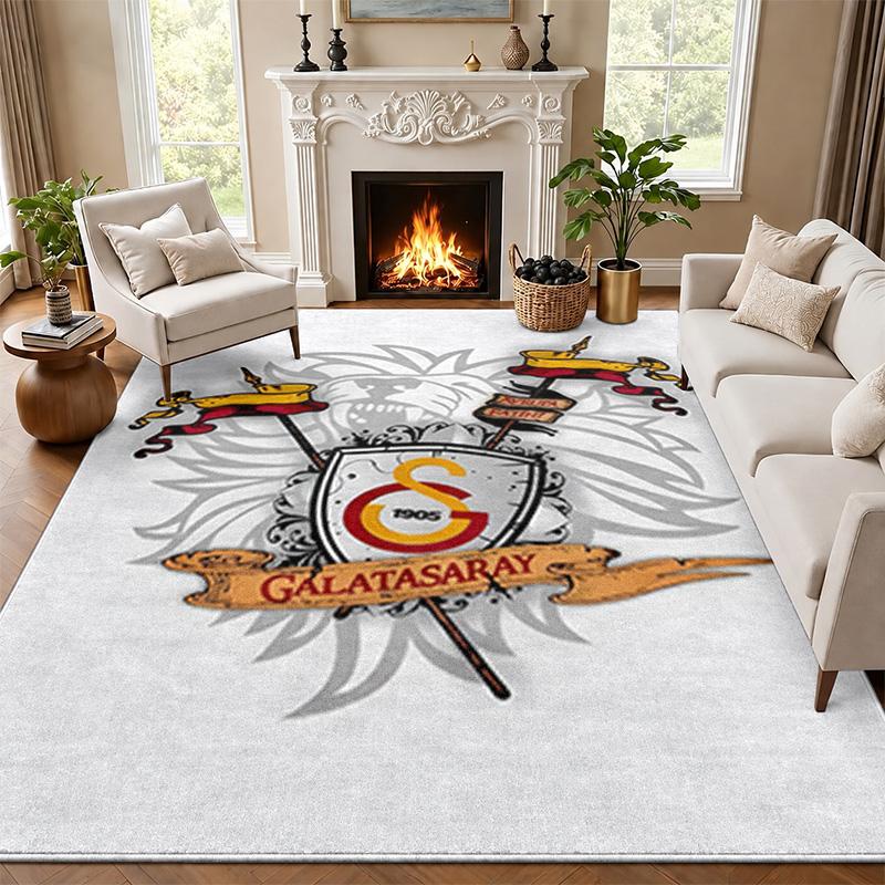 Galatasaray Carpet Door Mat for Living Room or Bedroom Protective Mat Under Chair Office Decoration Christmas Gift Birthday Present