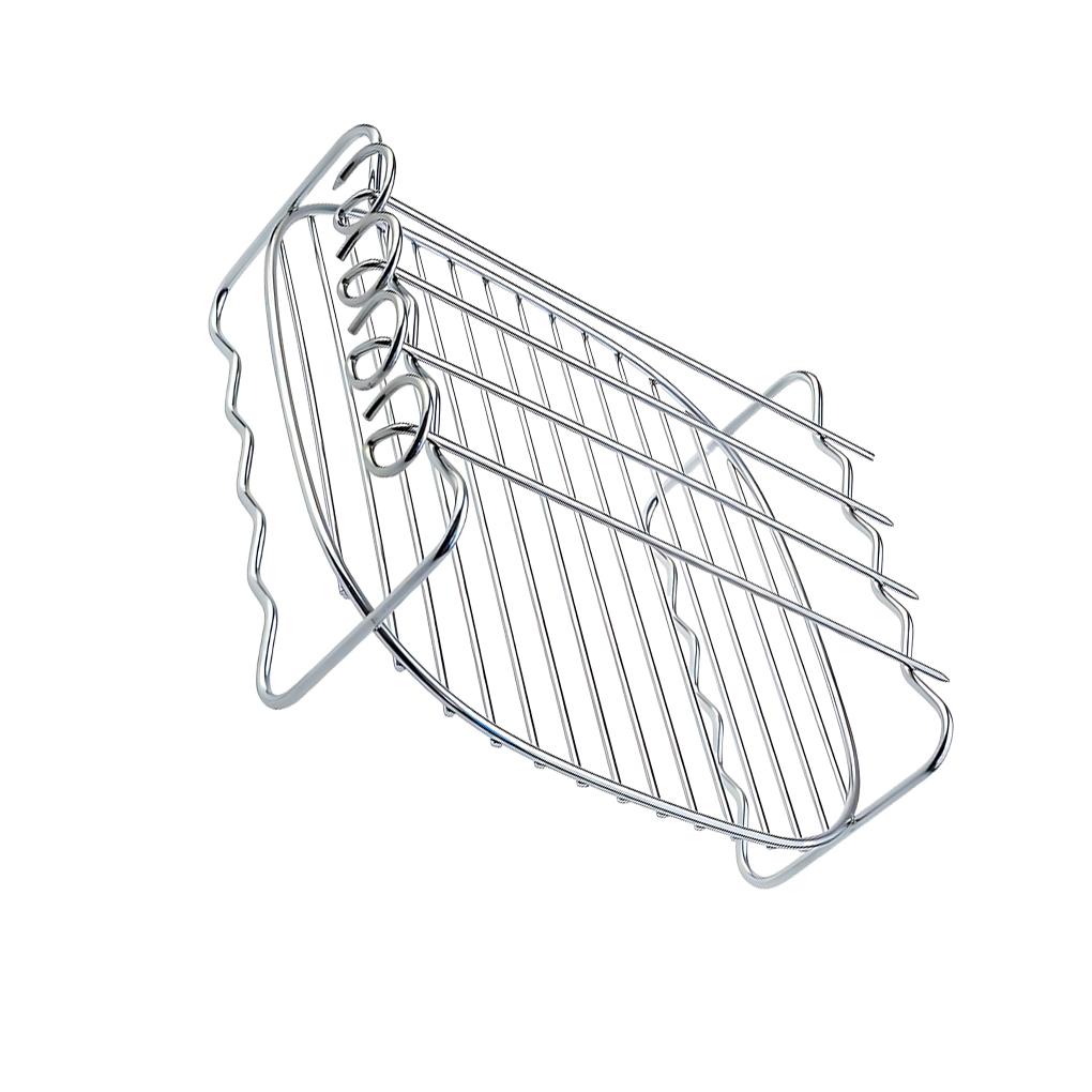 Wide Application Air Fryer Double Layer Rack Safe And Reliable Multipurpose High Temperature As Shown 6 Inches