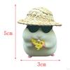 Adorable Easter Car Pendant with Removable Hat - Perfect for Shelf and Desktop Decor
