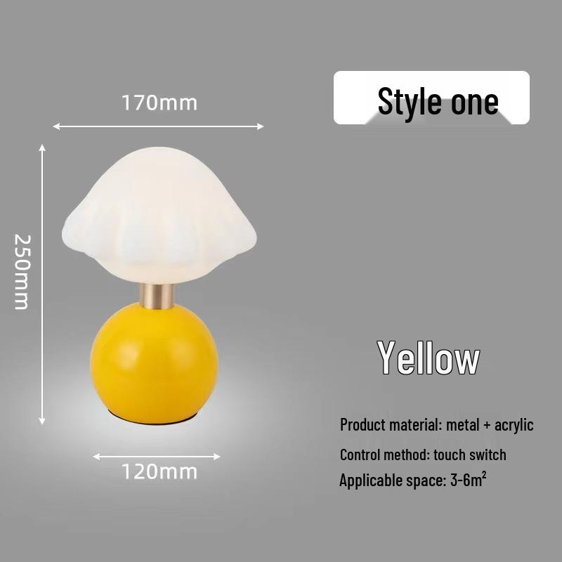French Cream-Style Table Lamp: Romantic Nordic Night Light for Bedroom & Wedding Decor