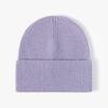 Reach Certified Wool Hat, Brand Oem Solid Color Winter Outdoor Cold And Warm Knitted Hat