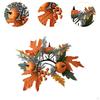 Thanksgiving Candle Ring Tabletop Rustic Ornament for Holiday Halloween